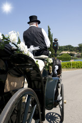 cal&egrave;che et son cocher