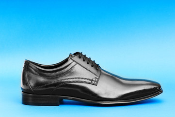 Male shoes isolated on the white background