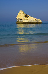 Portuguese Algarve beach, in the southern of Portugal
