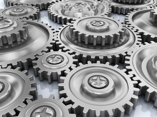 gear wheels background