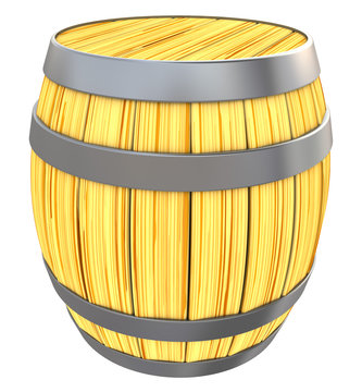 wooden barrell