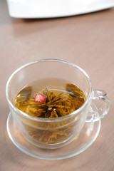 Teacup with Chinese tea