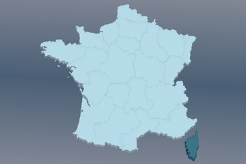 région corse sur france 3d