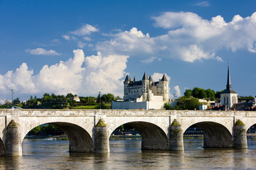 Fototapeta na wymiar Saumur, Pays-de-la-Loire, Francja