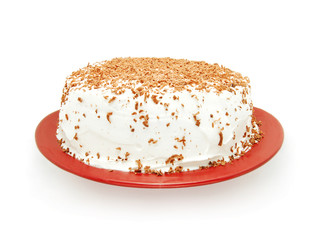 cake with chocolate sprinkles