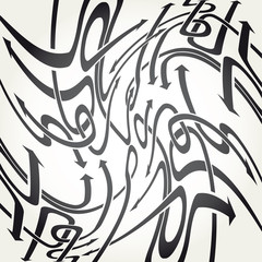 Arrows background vector illustration