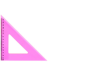 Set square, pretty in pink