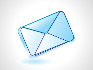 abstract glossy mail icon