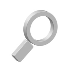 "SEARCH" symbol (find online internet web magnifying glass icon)