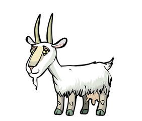 cartoon goat