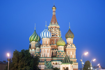 Fototapeta na wymiar Saint Basil's cathedral, Moscow