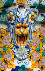 The classic porcelain vase