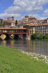 Obraz premium ponte vecchio bassano del grappa provincia di vicenza veneto