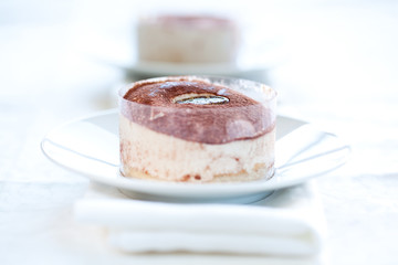 tasty home made tiramisu cake