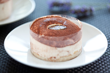 tasty home made tiramisu cake