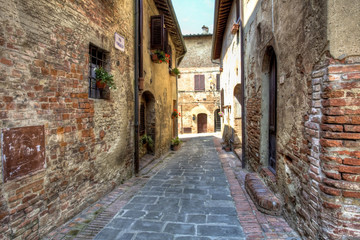 Fototapeta na wymiar wieś Toskania