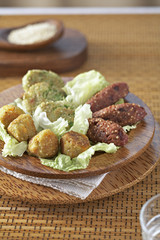 croquettes de quinoa aromatisées 