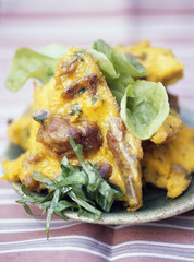 omelette à l'oseille et à la viande d'agneau 