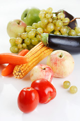 fresh vegetables and fruits