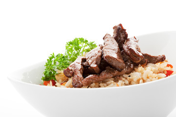 Rice with Beef
