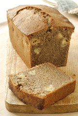 cake au sarrasin, aux pommes et au calvados
