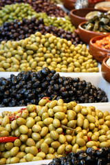 Étal d'olives
