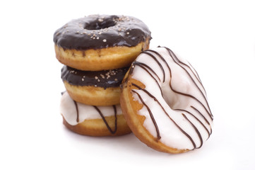 iced donuts