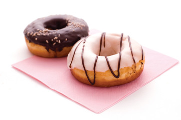 iced donuts