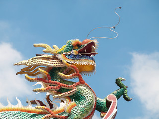 Obraz premium Chinese buddist temple roof