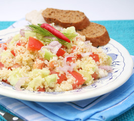 salat mit couscous