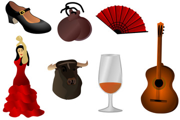 Flamenco, Feria - Clipart