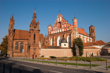 Fototapeta na wymiar Św Anny i Kościół św Franciszka i Bernardynów