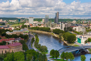 Fototapeta na wymiar Vilnius panorama