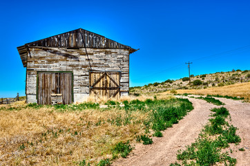 Abandoned barn in Route 66