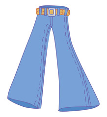 bell-bottoms jeans