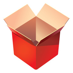 box open red