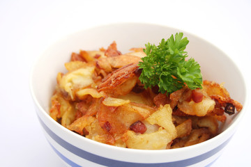 Bratkartoffeln mit Speck