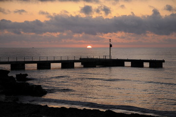 Obraz premium Sonnenaufgang bei Cala Millor