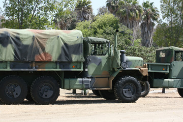 Fototapeta premium Army lorry