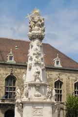Fototapeta na wymiar Budapest - baroque Trinity column