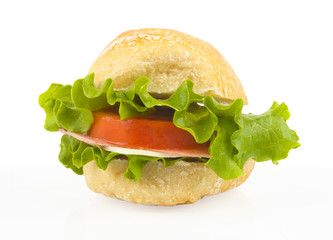 sandwich isolated on white background
