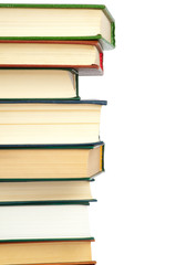 books isolated on white