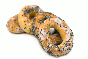 Bagels with poppy seeds