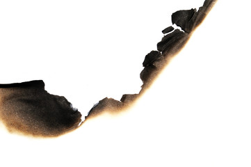 burned paper