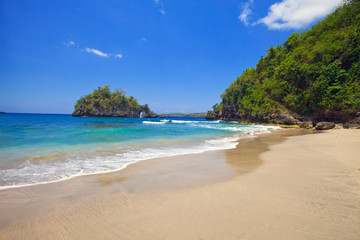 Rocks in ocean, Indonesia