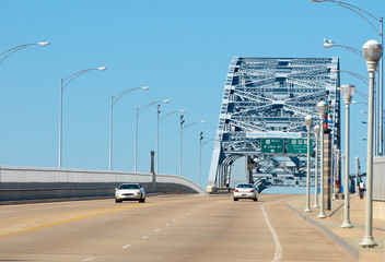 Steel truss bridge in Cleveland, Ohio