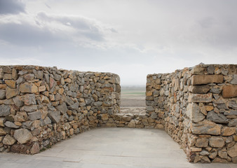 Old castle wall © Aleksan Ghojoyan