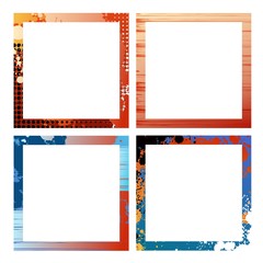 Four creative design frames