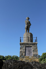 Statue of lord Nelson.