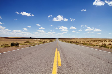 Road in Northern New Mexico USA